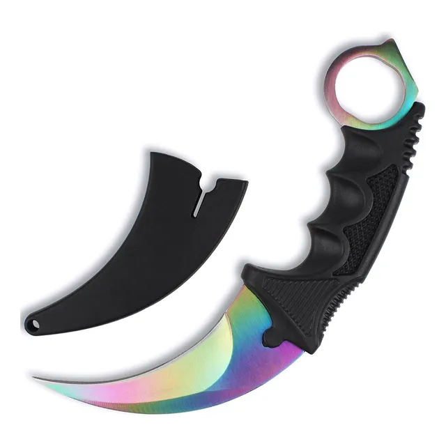 Andux Land Karambit Cuchillo De Juego Cs, Cuchillo De Campam