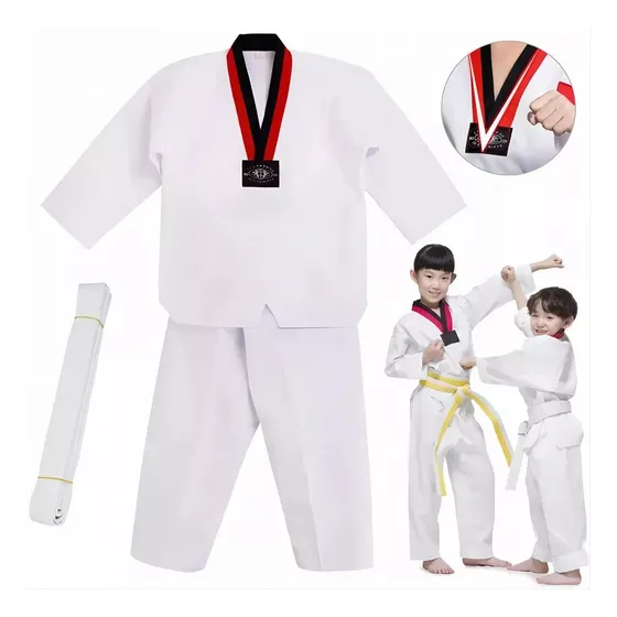 Traje De Taekwondo, Uniforme De Karate Para Niños
