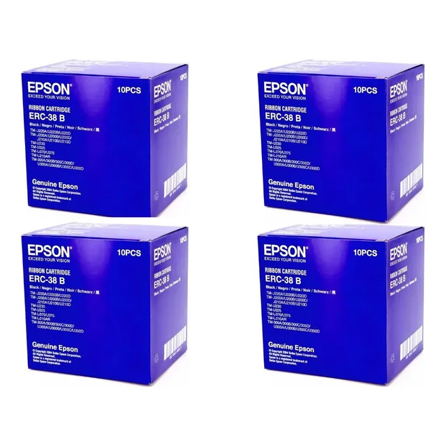 40 Cintas Negr Epson Erc-38b Tmu200d/tm300-a-b-c-d/370/3751