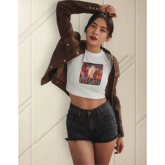 Playera Crop Top De Yuri Tour Euforia 2023