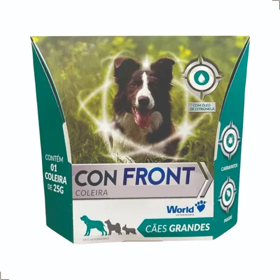 Carrapato Cachorro Na Orelha Coleira Confront 25g