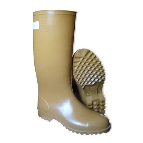 Botas De Goma Pvc Caña Larga Beige Santa Ninfa Alta Calidad