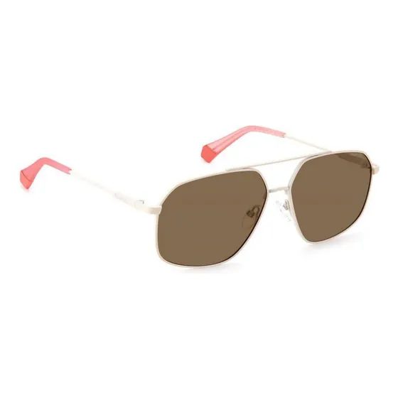 Lentes De Sol Polaroid Pld 6173/s 58/14/140 Beige Unisex Diseño Gris