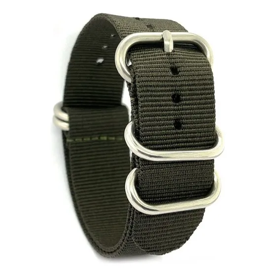 Correas Diloy De Reloj Naylon 22 Mm Zulu /relojeria Violeta