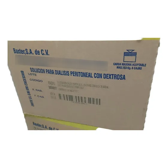 Caja De 3 Bolsas Dialisis Peritoneal 1.5% Maquina Baxter