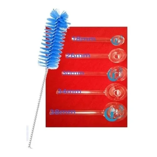 Limpiador De Pipas De Cristal 26mm 100pz Mayoreo 