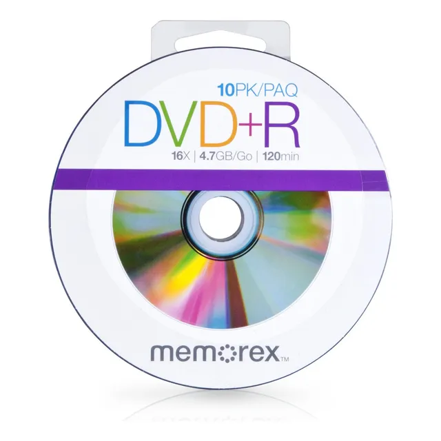Disco Virgen N/a Memorex De 16x Por 10 Unidades