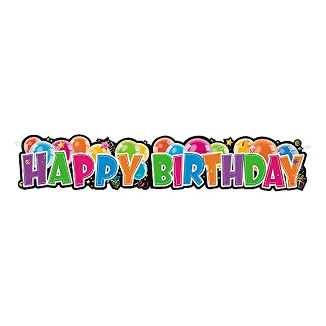 4,5 Pies Articulados Feliz Cumpleaños Banner