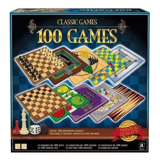 Juego De Mesa 100 Juegos Clásicos - Regalo Navidad