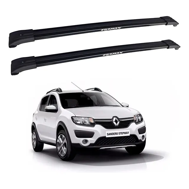Barras Techo Eqmax Renault Sandero Stepway 2015-2019 Negro