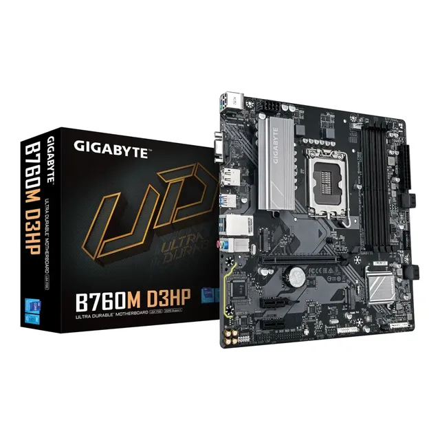 Motherboard 1700 14°gen - Gigabyte B760m D3hp Ddr5 2 Color Negro