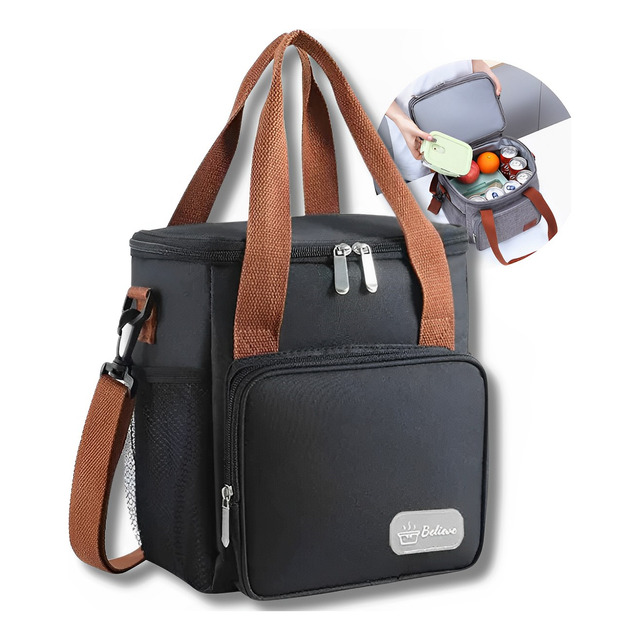 Bolsa Termica Lancheira Pequena Fitness Marmita Comida Alça Bolsa Termica Lancheira Pequena Fitness Marmita Comida Alça