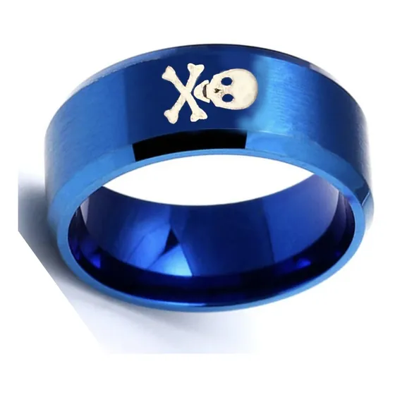 Anillo De Hombre Y Mujer Cráneo Calavera Moda 