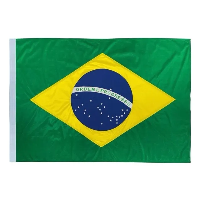 Bandeira Do Brasil Oficial Grande 1,5m X 0,90 Em Poliéster