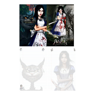 Libreta Alice Madness Returns Videojuego Cuaderno Alicia Libreta Alice Madness Returns Videojuego Cuaderno Alicia
