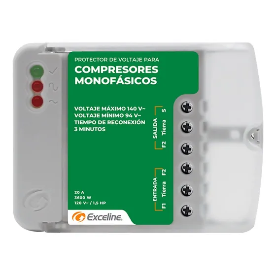 Protector De Voltaje Para Compresores Monofásicos 110v 