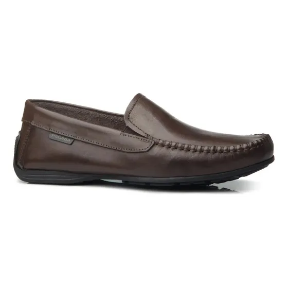 Sapato Sapatilha Masculino Pegada Em Couro Legítimo + N F