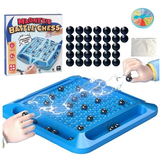 Juego De Damas Y Go Magnético Para Niños Tablero Y Piezas