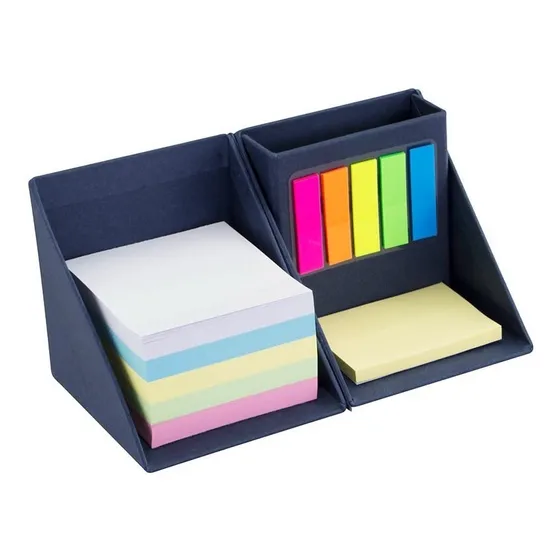 Set Memo Oficina Con Post-it Y Portalapices