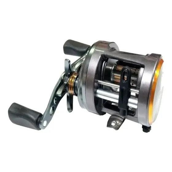 Reel rotativo Spinit RC 3500 derecho color plateado
