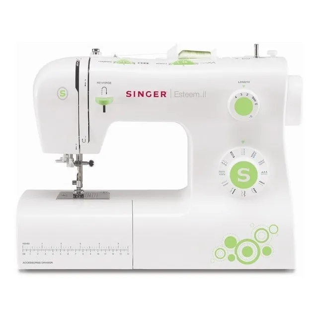 Máquina de coser recta Singer Esteem II 2273 portable color blanco 120V