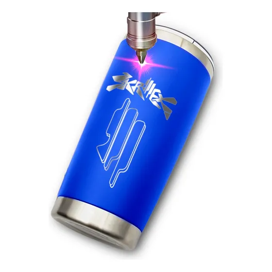 Termo Yite Azul 500 Ml Diseño Skrillex