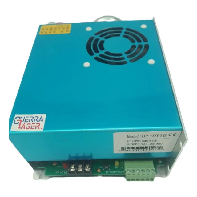Fuente De Poder Jg 80w Para Maquina Laser Co2 110v Azul