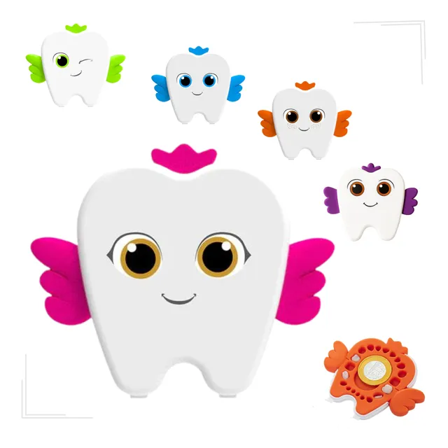 Porta Dentes Infantil Com Porta Moedas E Aplicativo Grátis