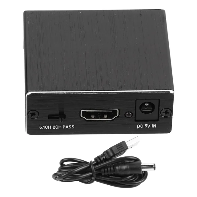 Adaptador Convertidor De Fibra Óptica Hdmi 1.4 Audio Extract