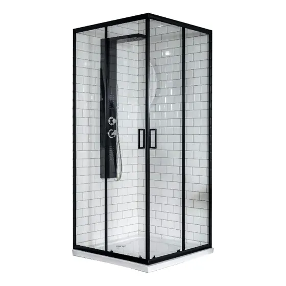Mampara Gorena Box De Ducha York 90cm Cabina Recta C/base