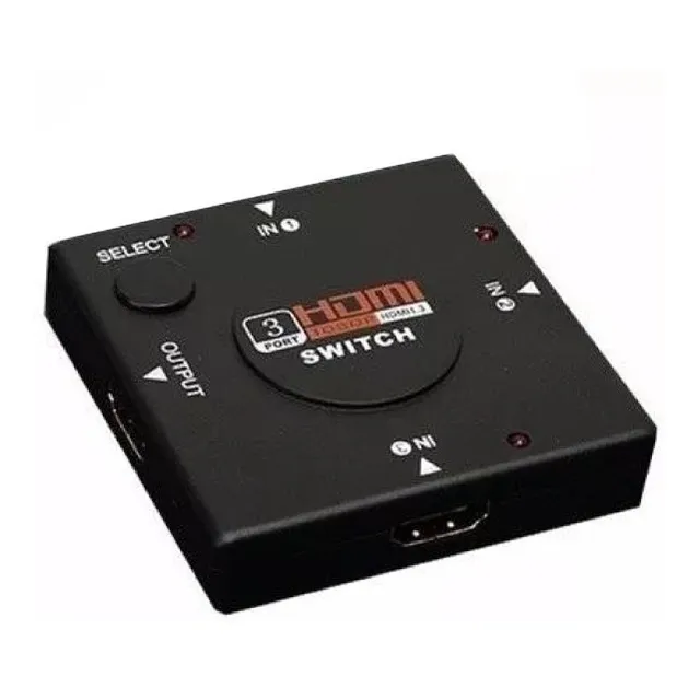 Splitter Hdmi Switch Hdtv 1080 P Selectivo 3 Puertos Input