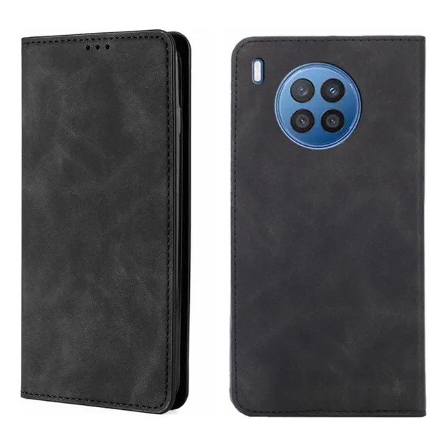 Funda Case Para Huawei Nova 8i Flip Cover Negro Antishock