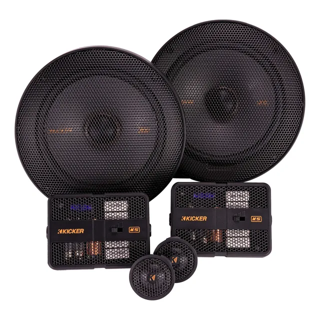 Set De Medios Kicker Ks Kss50 47kss504 200w 100w Rms 5.25 Pulgadas