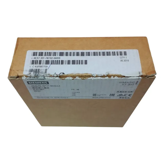 Siemens 6es7 331-7kf02-0ab0 Plc Modulo De Entrada Analogica