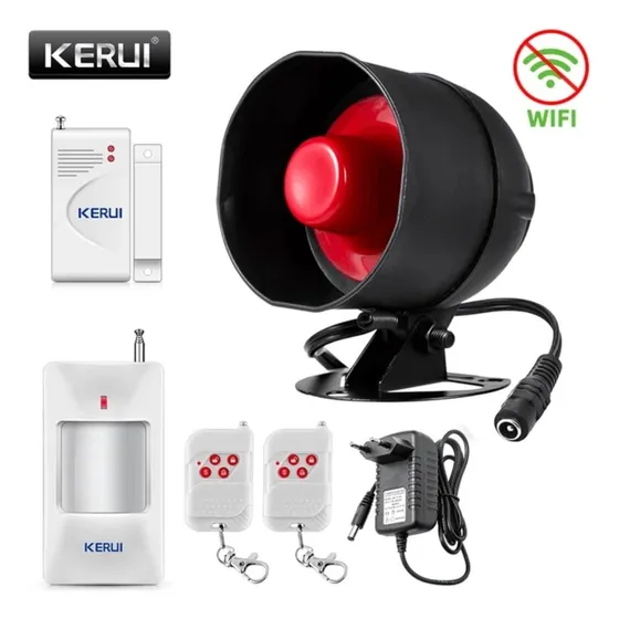 Kit Sistema Alarma Antirobo Sirena Inteligente Casa Tienda