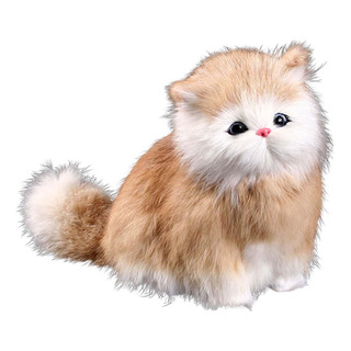 Simulación Cat Meow Kitten Gato Realista Animal De Peluche Simulación Cat Meow Kitten Gato Realista Animal De Peluche