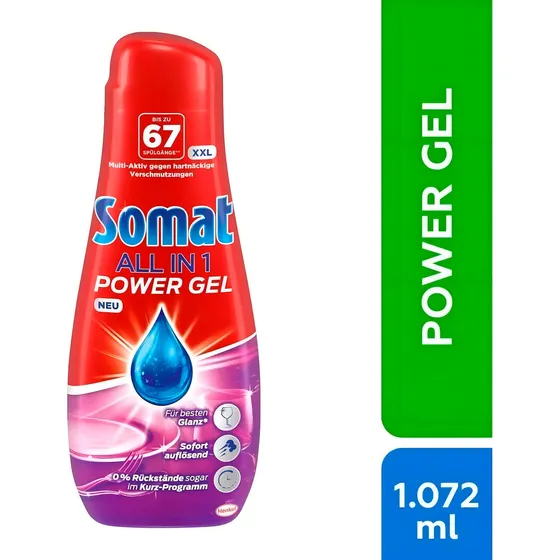 Jabon Lavavajillas En Gel Somat Xxl Rinde 67 Lavados Power G