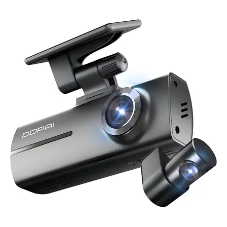 Ddpai N1 Dual 1296p+1080p Câmera Veicular Uber Gravação Dupla Com Wifi Aplicativo Visão Noturna Sensor G Supercapacitor