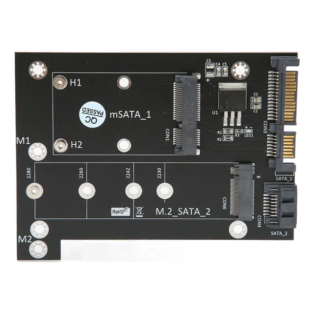 Tarjeta Adaptadora De Lector De Disco Duro Msata M.2 Ngff Ss