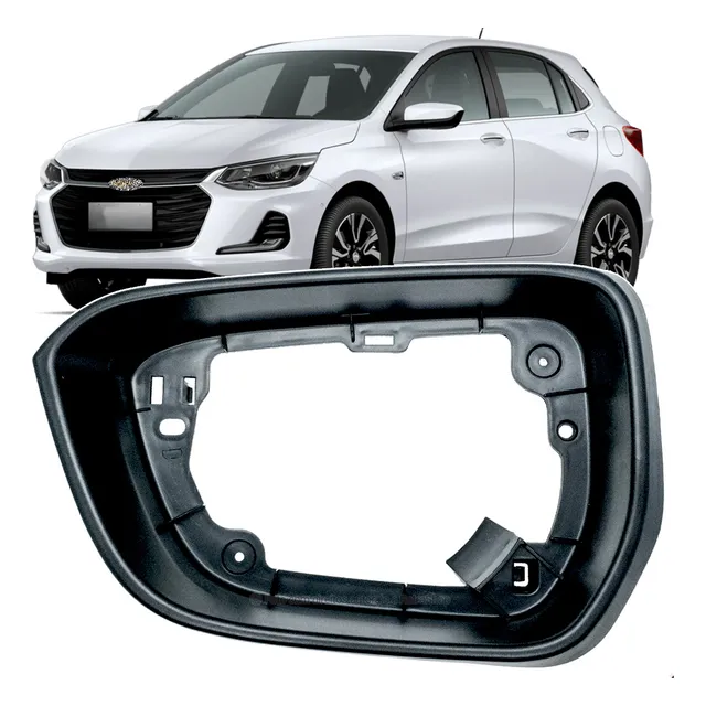 Aro Moldura Retrovisor Onix 2021 A 2025 Lado Esquerdo