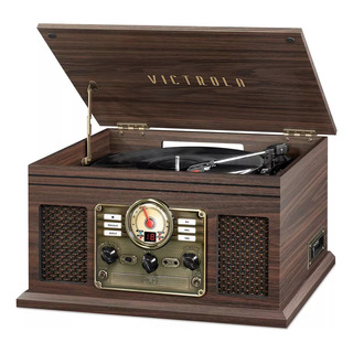 Tocadiscos Bluetooth 6 En 1 Victrola Quincy Tocadiscos Bluetooth 6 En 1 Victrola Quincy