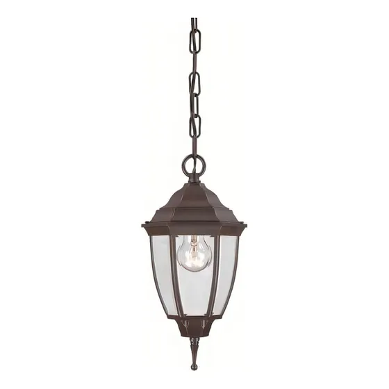 Farol Colgante Clasico Exterior Color Negro