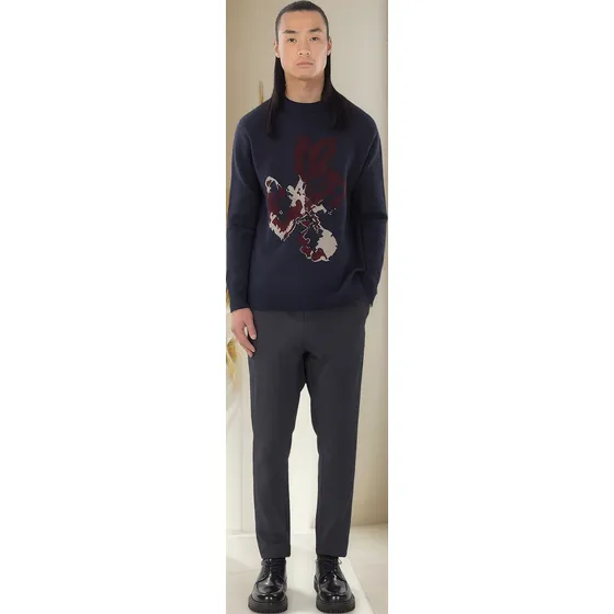 Sweater Key Biscayne Heather Ulises Cameron Azul I25