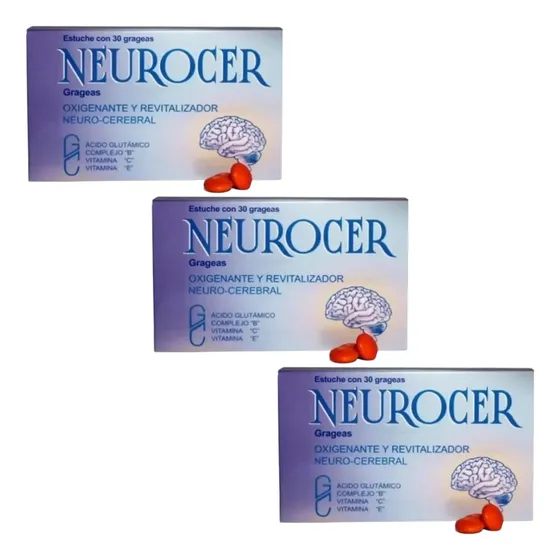 Neurocer Rerevitalizador Neuro-cerebral Caja C/30 Pack/3