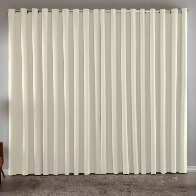Cortina Blackout Em Tecido 3,00x2,80 Corta Luz Cor Palha Cortina Blackout Em Tecido 3,00x2,80 Corta Luz Cor Palha