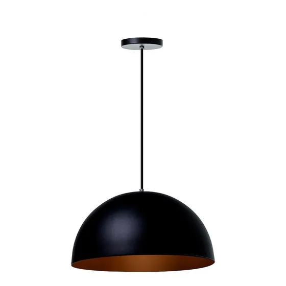 Lustre Pendente Interno Mesa Bilhar Poker Meia Lua 40 Cm