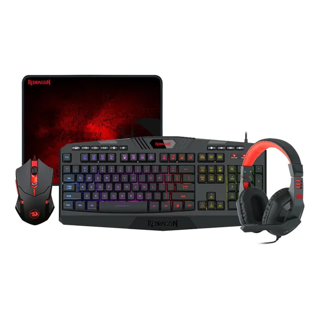 Teclado Raton Pad Gamer Metalico