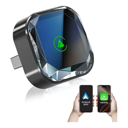 Mini Adaptador Portátil Sem Fios Carplay E Android Auto