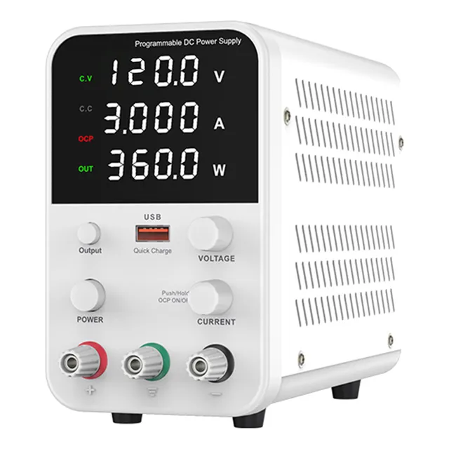 Fuente De Alimentación Dc Variable De Banco, 120 V, 3 A, Pan