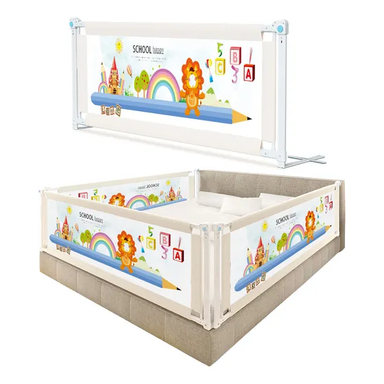 Barandilla Colgante Para Cama De Bebé Happy Lion, 1,8 Metros
